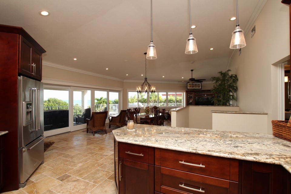 view from inside kitchen