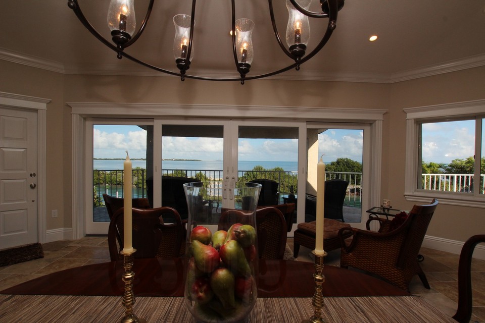 view from dining area